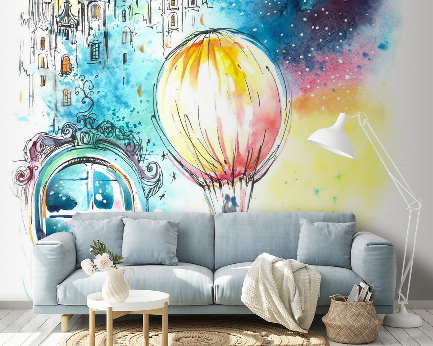 Heißluftballon am Himmel u67978pig14m - Heißluftballon am Himmel - tegory