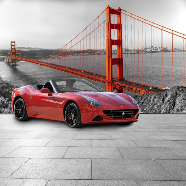 u64433p 600x602 - Roter Sportwagen auf einer Straße mit einer Brücke im Hintergrund - tegory