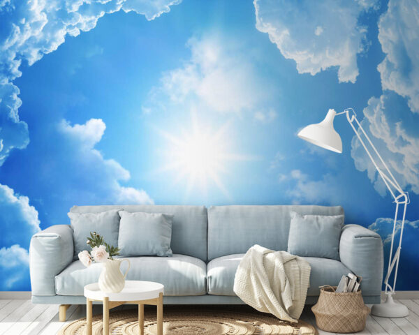Die Sonne, die durch die Wolken scheint Die Sonne, die durch die Wolken scheint