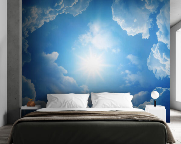 Die Sonne, die durch die Wolken scheint Die Sonne, die durch die Wolken scheint