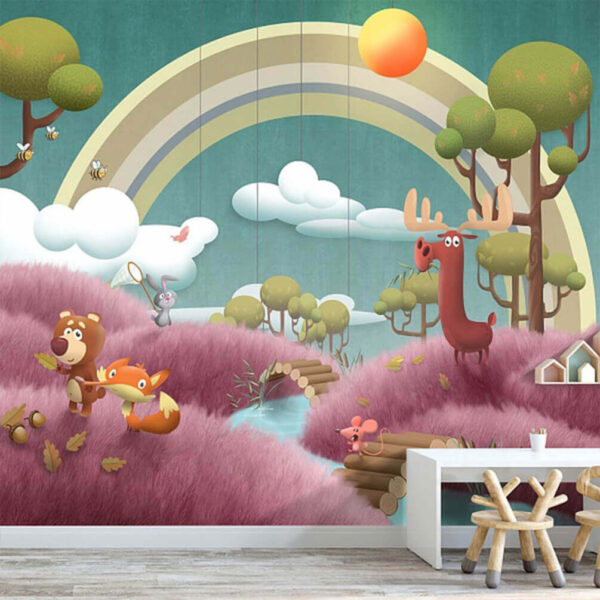 Cartoon-Szene mit Tieren und einem Fluss u62475pir1m 600x600 - Cartoon-Szene mit Tieren und einem Fluss - tegory