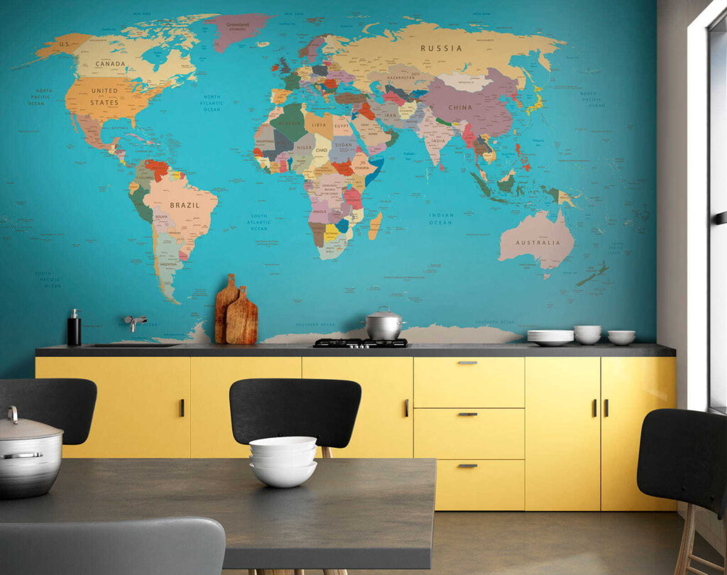 Map of the world Map of the world