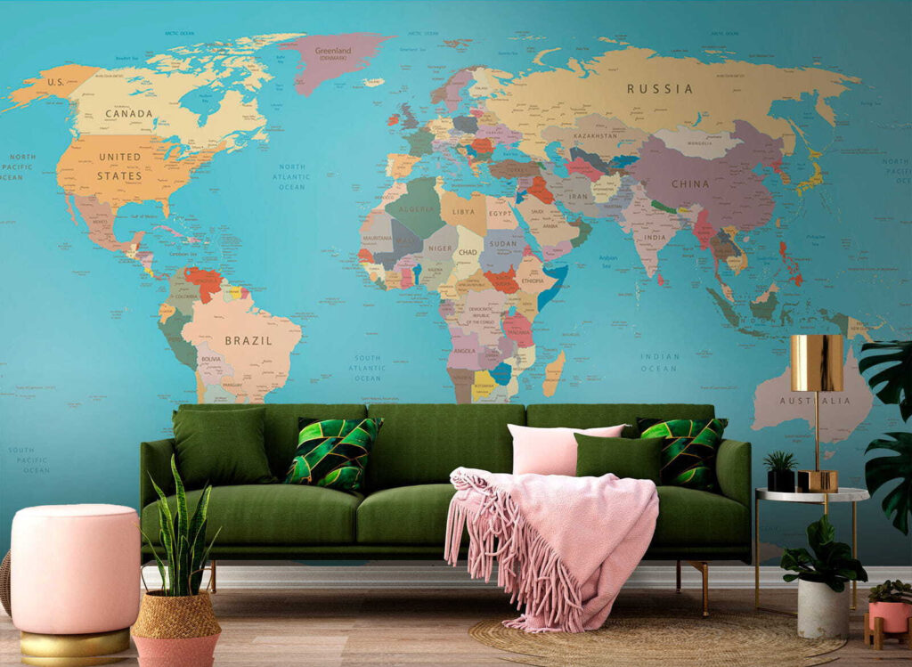 Map of the world Map of the world