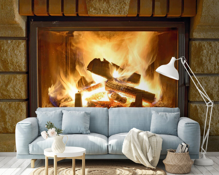 Feuer im Kamin