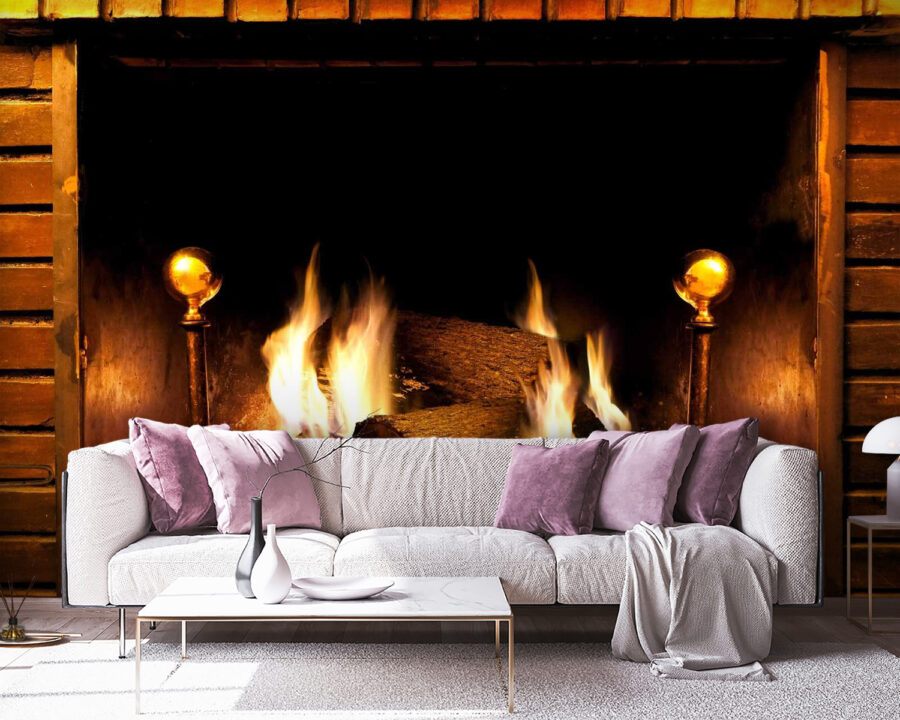 Feuer im Kamin