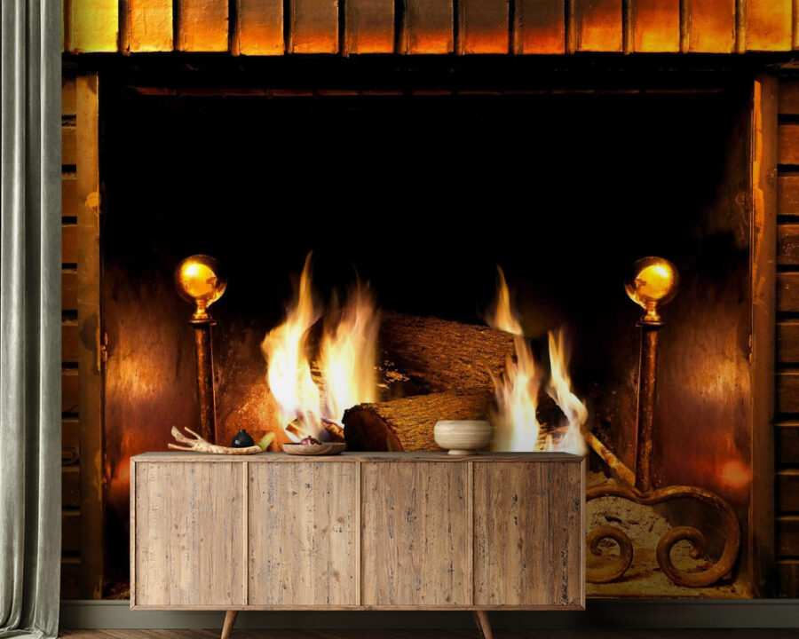 Feuer im Kamin