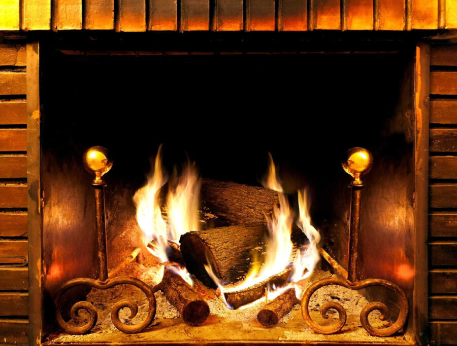 Feuer im Kamin