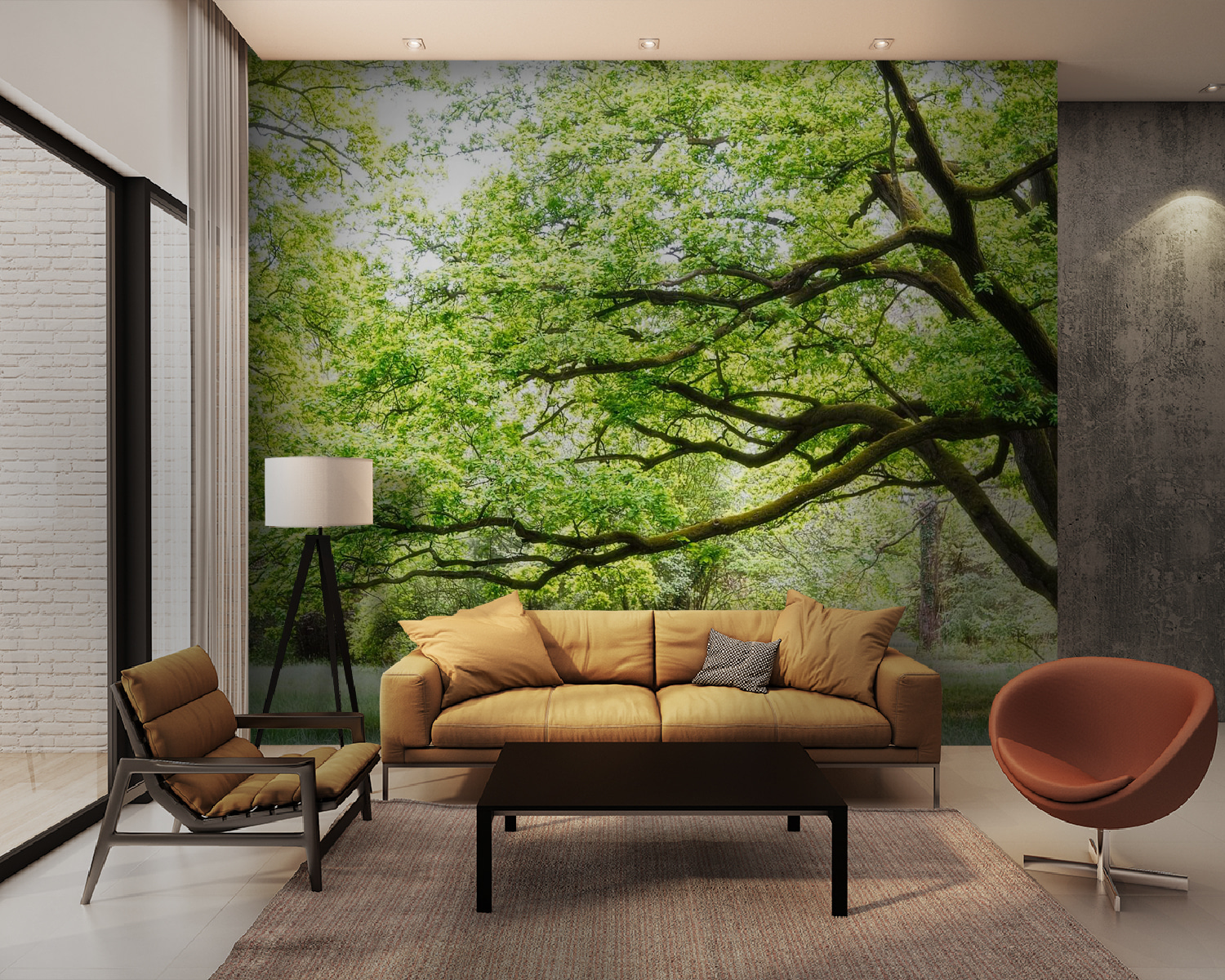 u55659pig28m - Ein Baum mit grünen Blättern - tegory