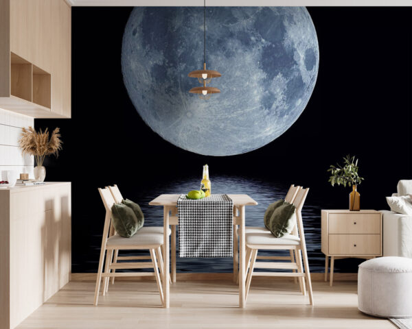 Vollmond über dem Wasser Vollmond über dem Wasser