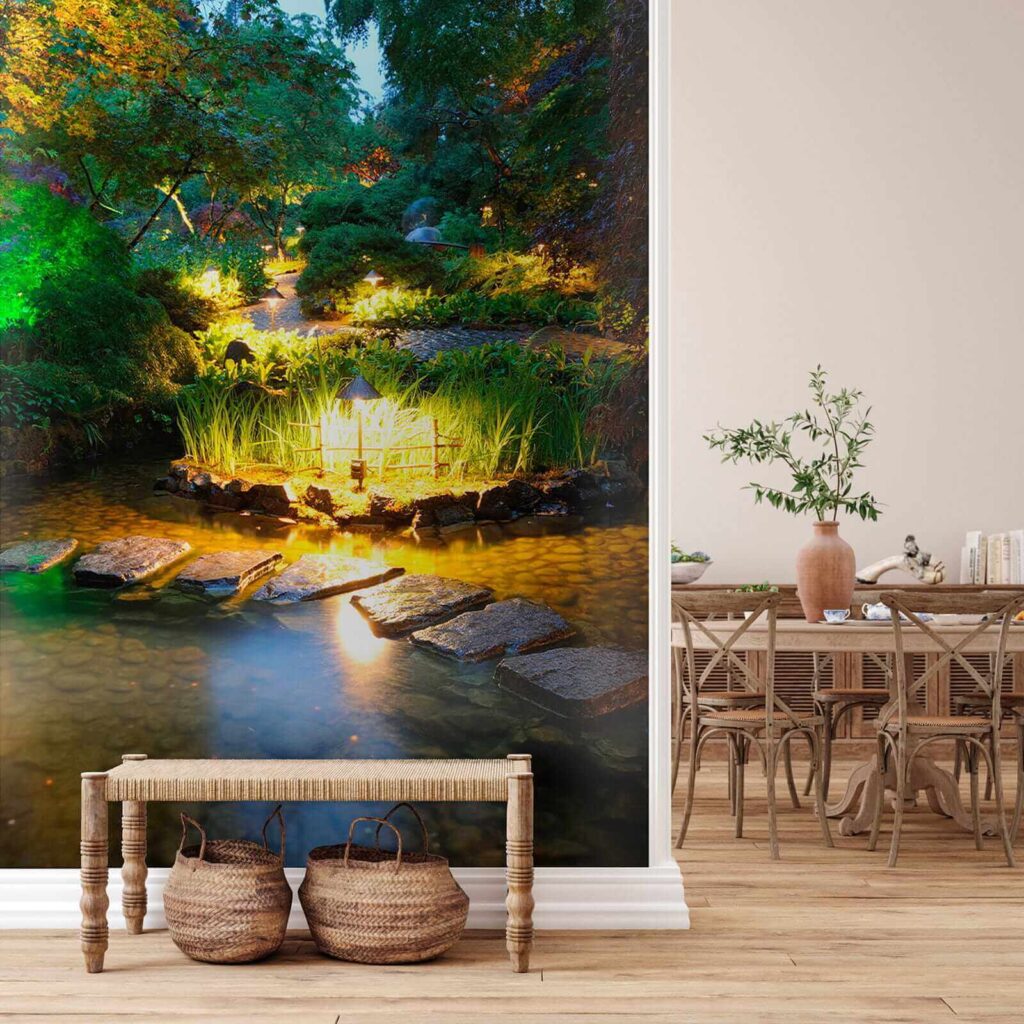 u55184pih1 1024x1024 - Steinweg in einem Teich mit Lichtern - tegory