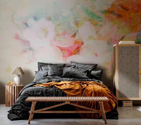 Bunte Blumenmalerei Bunte Blumenmalerei