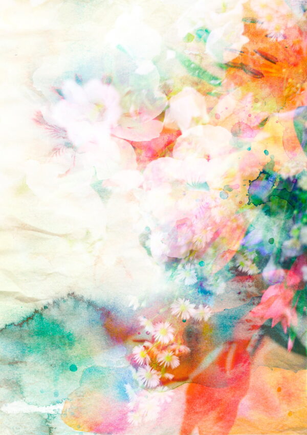Bunte Blumenmalerei Bunte Blumenmalerei