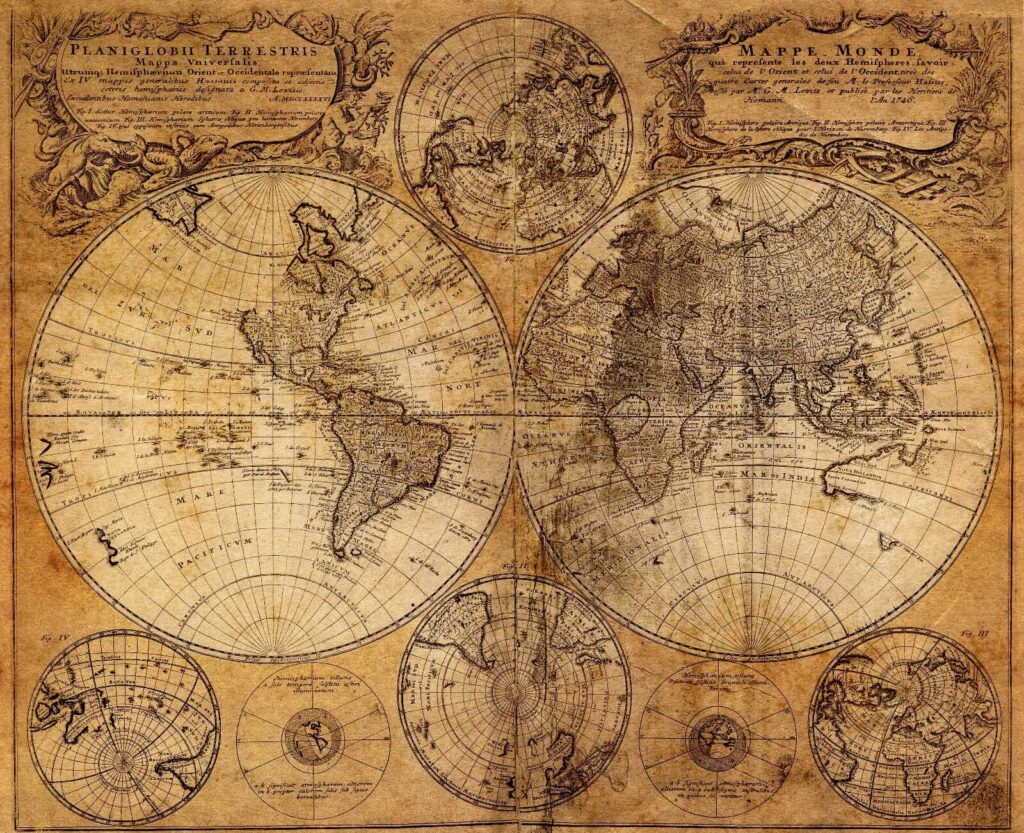 Karte der Welt Karte der Welt