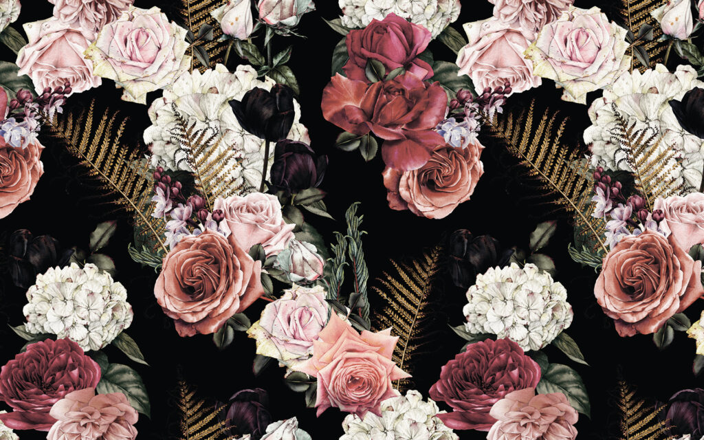 Florales Muster von Blumen Florales Muster von Blumen