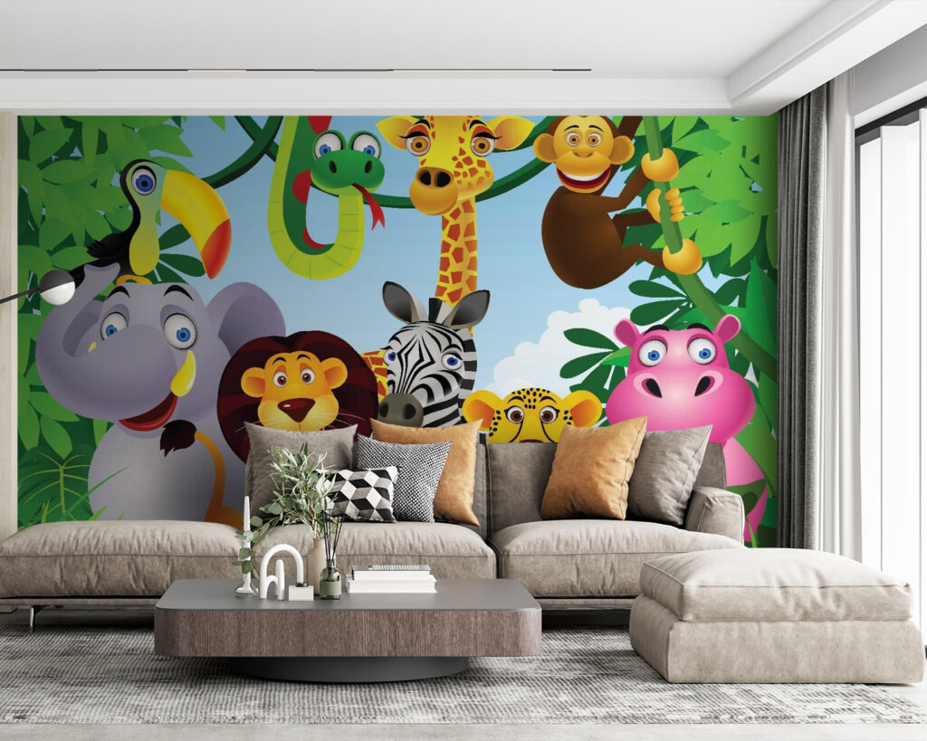 u53685pig63 1024x819 - Gruppe von Tieren im Dschungel - tegory