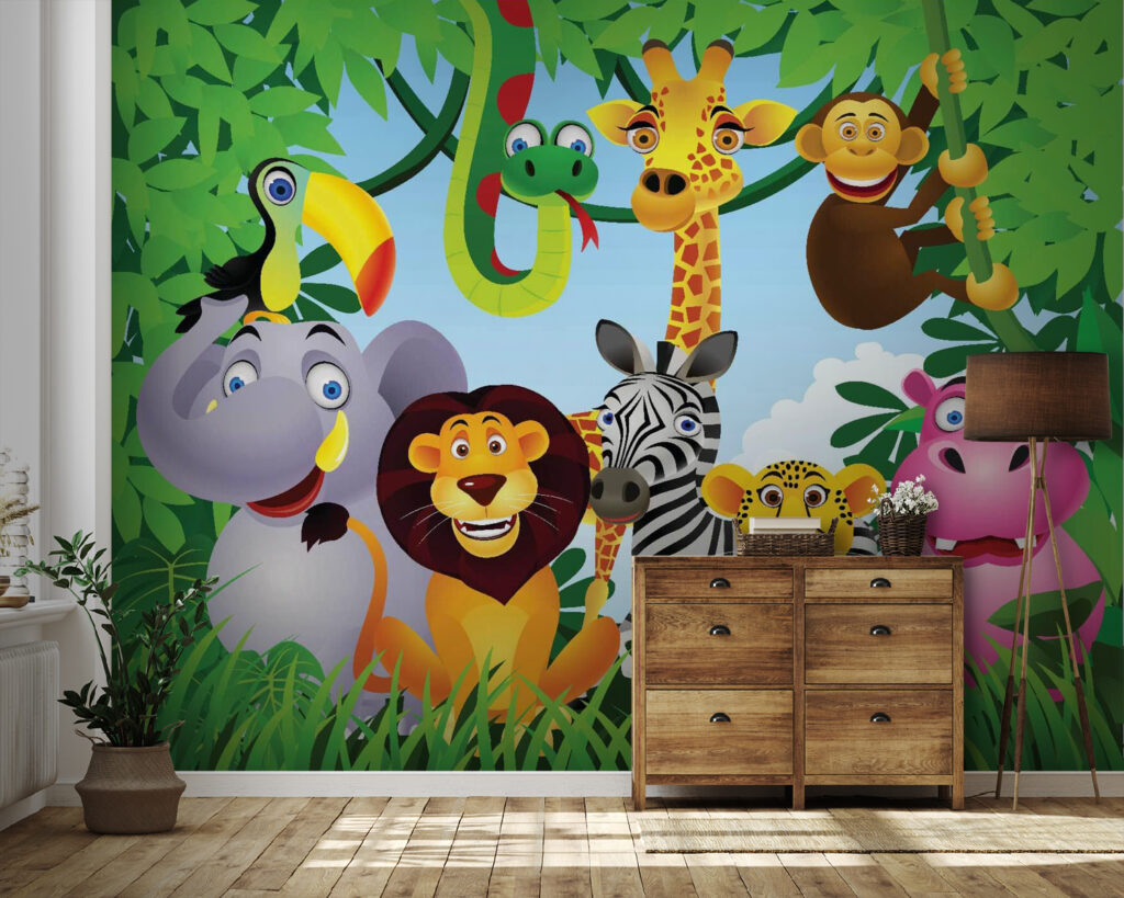 u53685pig41 1024x819 - Gruppe von Tieren im Dschungel - tegory