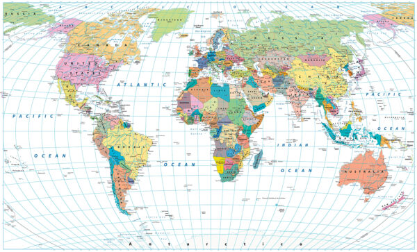 Karte der Welt Karte der Welt