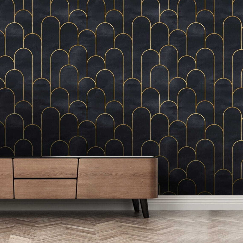 Elegant Arches in Midnight Hue