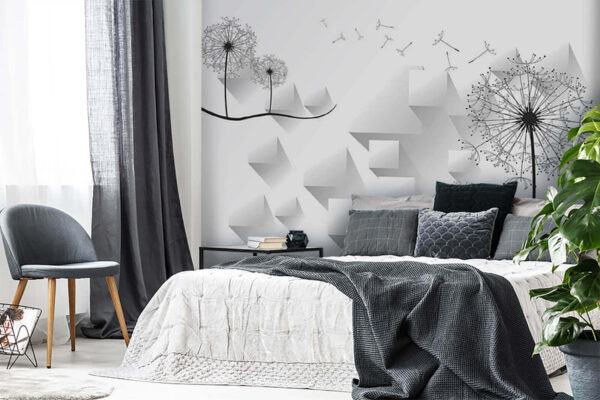 Löwenzahnblüten und ein weißer Hintergrund Löwenzahnblüten und ein weißer Hintergrund