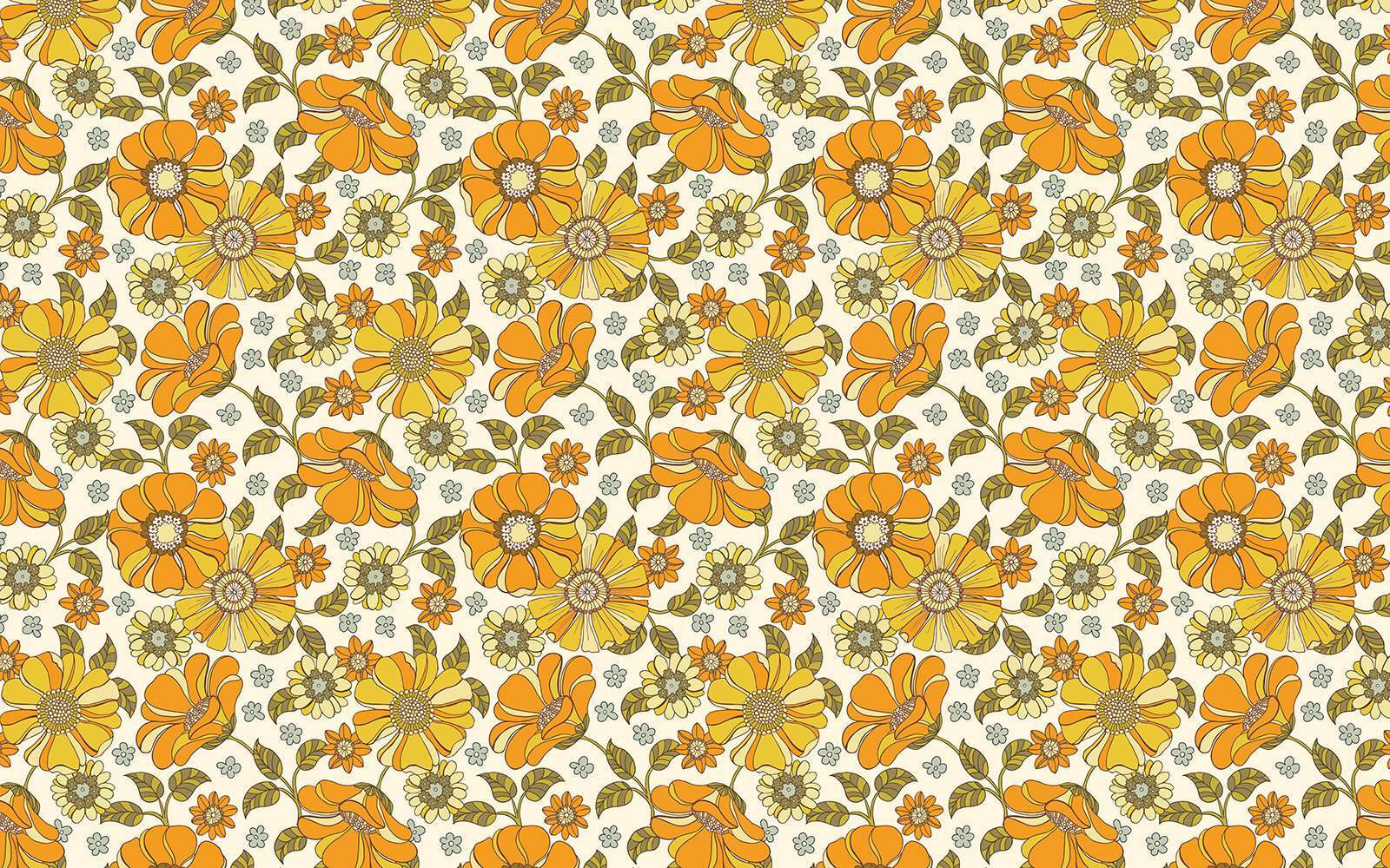 Muster aus Blumen und Blättern u51623p - Muster aus Blumen und Blättern - tegory