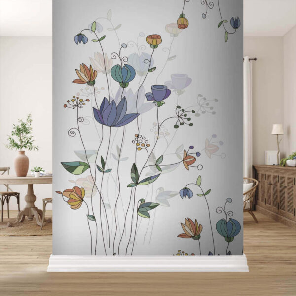 Collage aus Blumen Collage aus Blumen