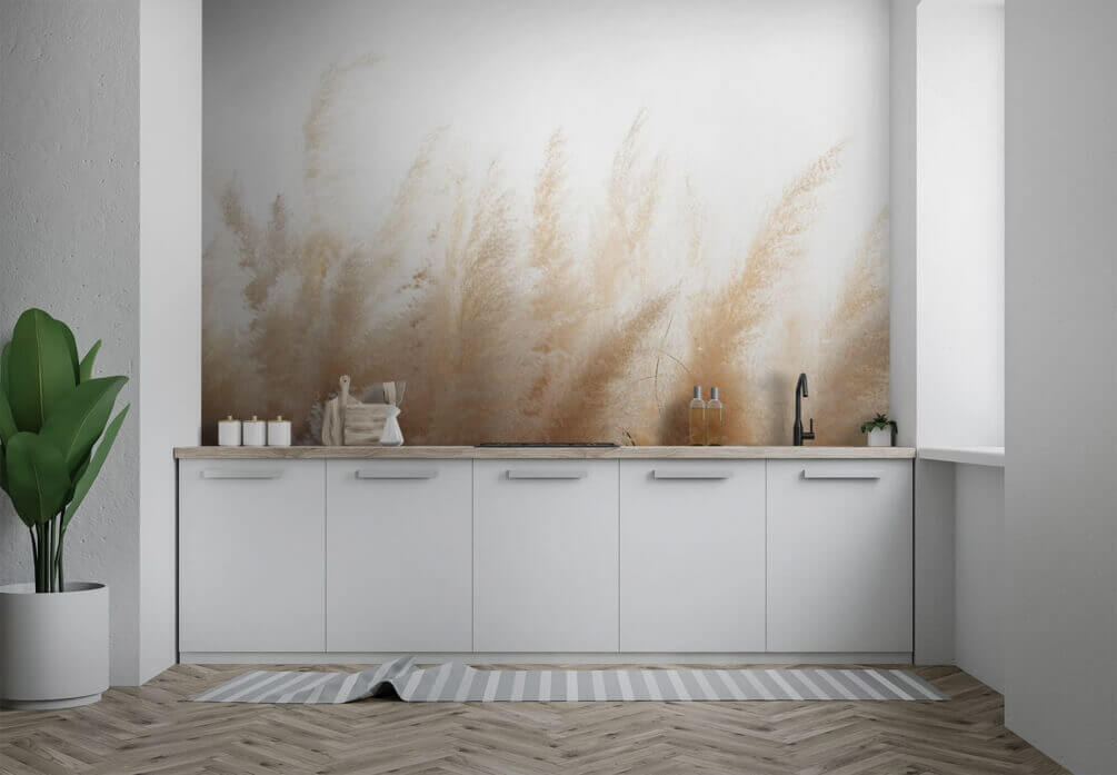 u51051pik1m - Gruppe von weißem und braunem Gras - tegory