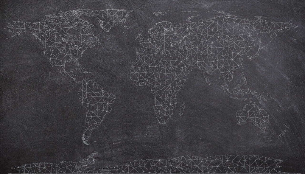 Karte der Welt Karte der Welt