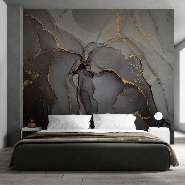 Schimmernde Adern in einer steinernen Leinwand Schimmernde Adern in einer steinernen Leinwand