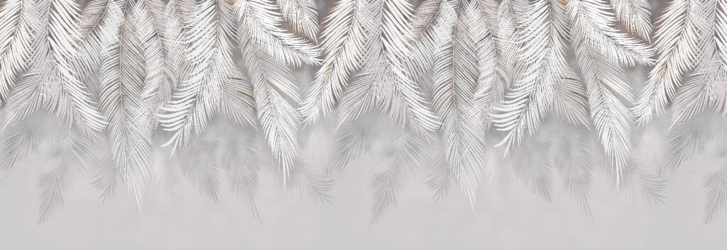 Delicate foliage against a soft backdrop