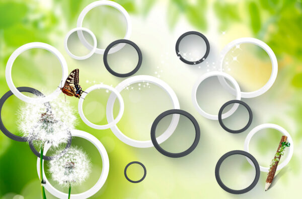Schmetterling auf einer Löwenzahnblüte Schmetterling auf einer Löwenzahnblüte