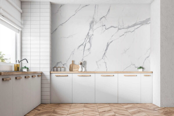 Weißer Marmor mit Rissen Weißer Marmor mit Rissen