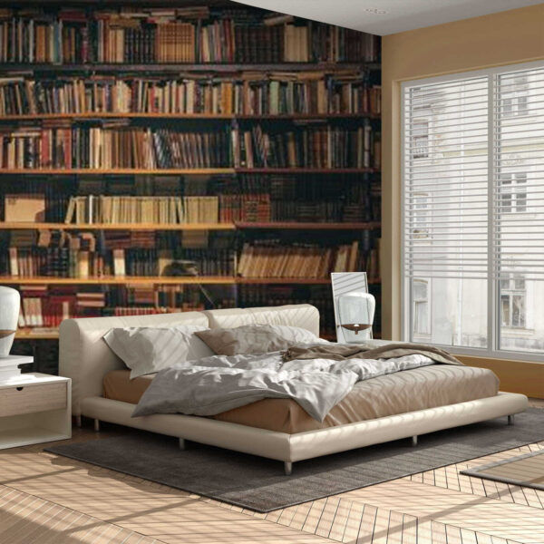Großes Bücherregal voller Bücher Großes Bücherregal voller Bücher