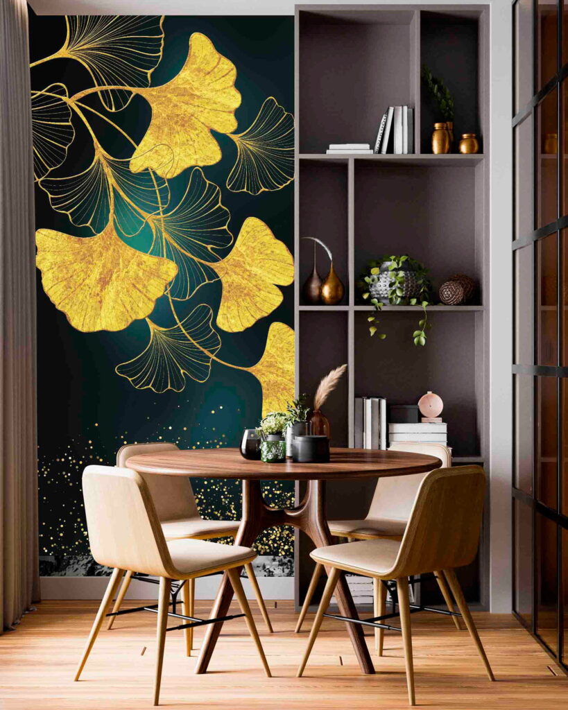 Ginkgoblätter und Vögel in Eleganz u39199pik1 819x1024 - Ginkgoblätter und Vögel in Eleganz - tegory