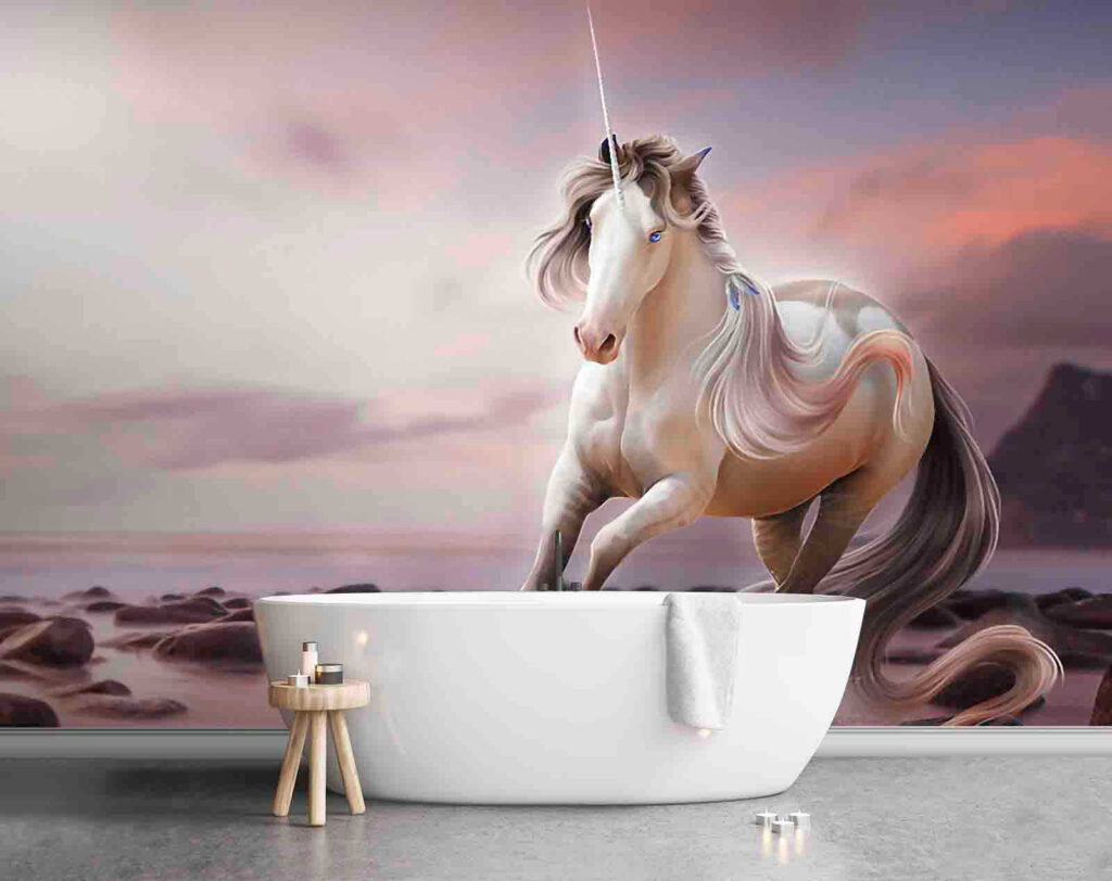 Unicorn running on water Unicorn running on water