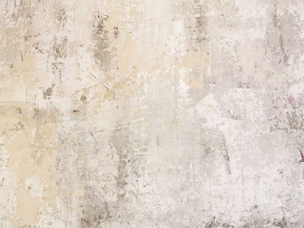 Weiße Wand mit Kratzern und Rissen Weiße Wand mit Kratzern und Rissen