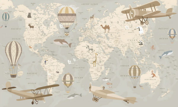 Eine Weltkarte mit Flugzeugen und Heißluftballons u36066p 600x362 - Eine Weltkarte mit Flugzeugen und Heißluftballons - tegory