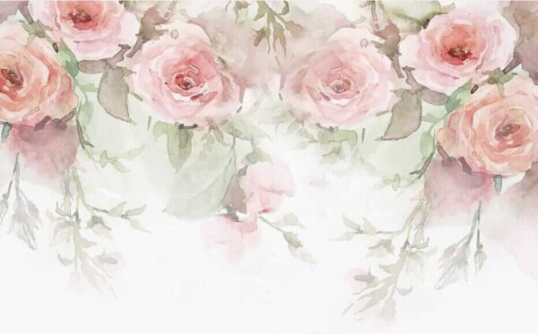 Gruppe von rosa Blumen Gruppe von rosa Blumen