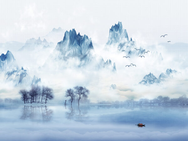 Landschaft eines Sees mit Bäumen und Bergen im Hintergrund u34471p 600x450 - Landschaft eines Sees mit Bäumen und Bergen im Hintergrund - tegory