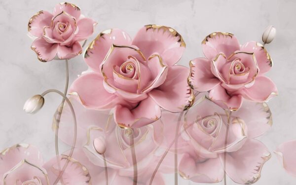 Gruppe von rosa Blumen u34215p 600x375 - Gruppe von rosa Blumen - tegory