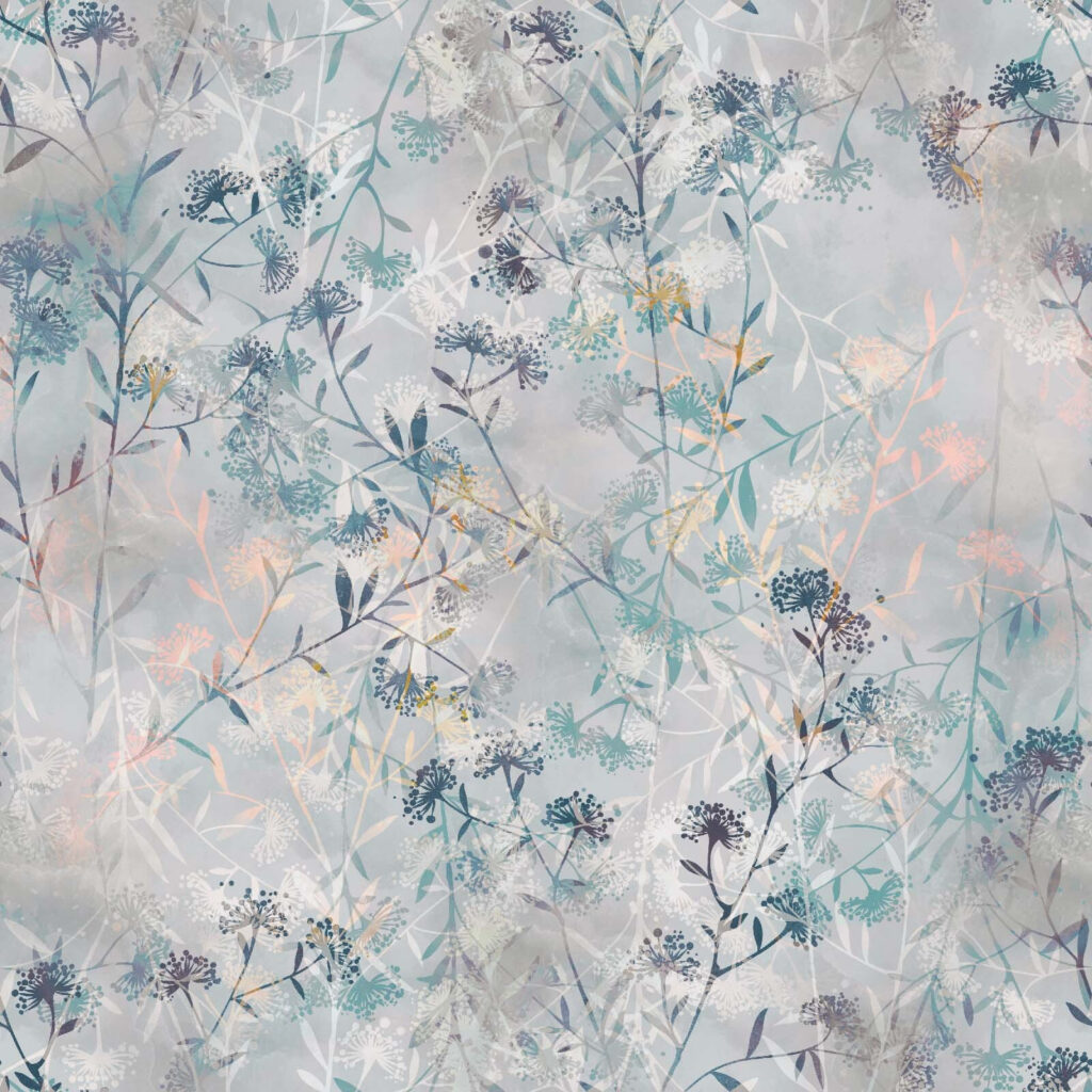 Muster aus Blumen und Blättern Muster aus Blumen und Blättern