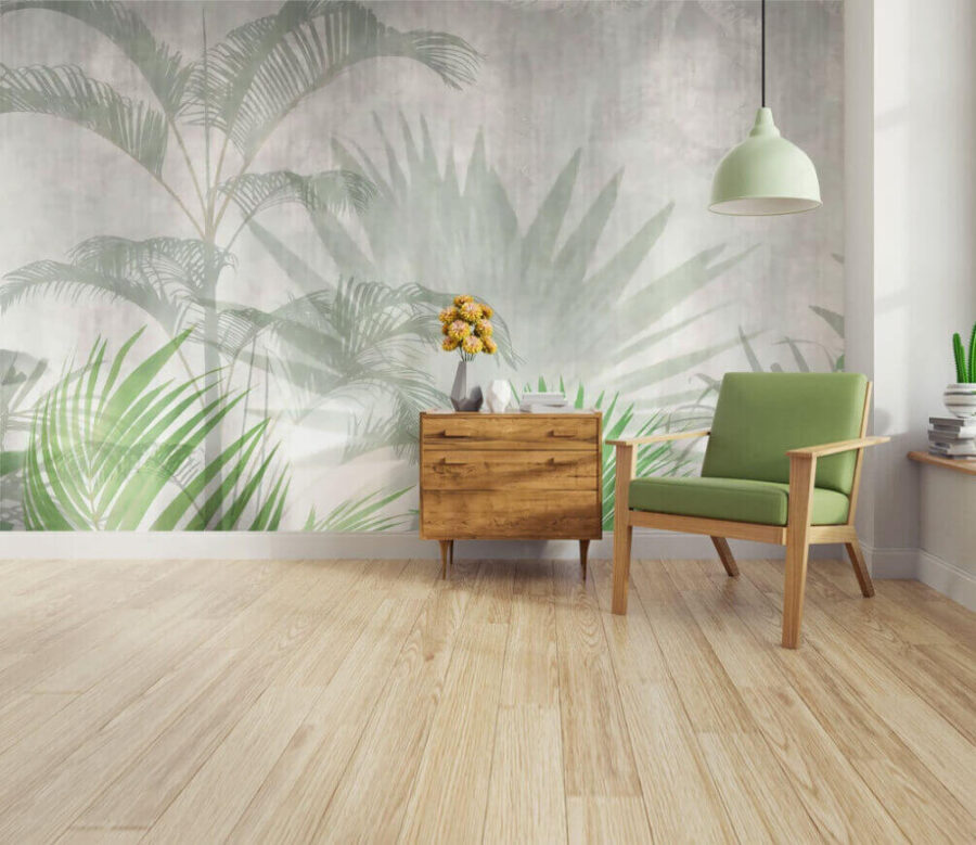 Schatten einer Palme