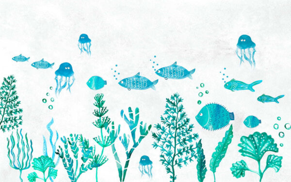 Eine Gruppe von Fischen und Quallen u32524p 600x375 - Eine Gruppe von Fischen und Quallen - tegory