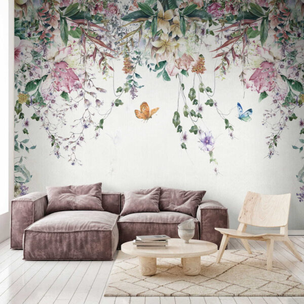 Malerei von Blumen und Schmetterlingen u30601pig1 600x600 - Malerei von Blumen und Schmetterlingen