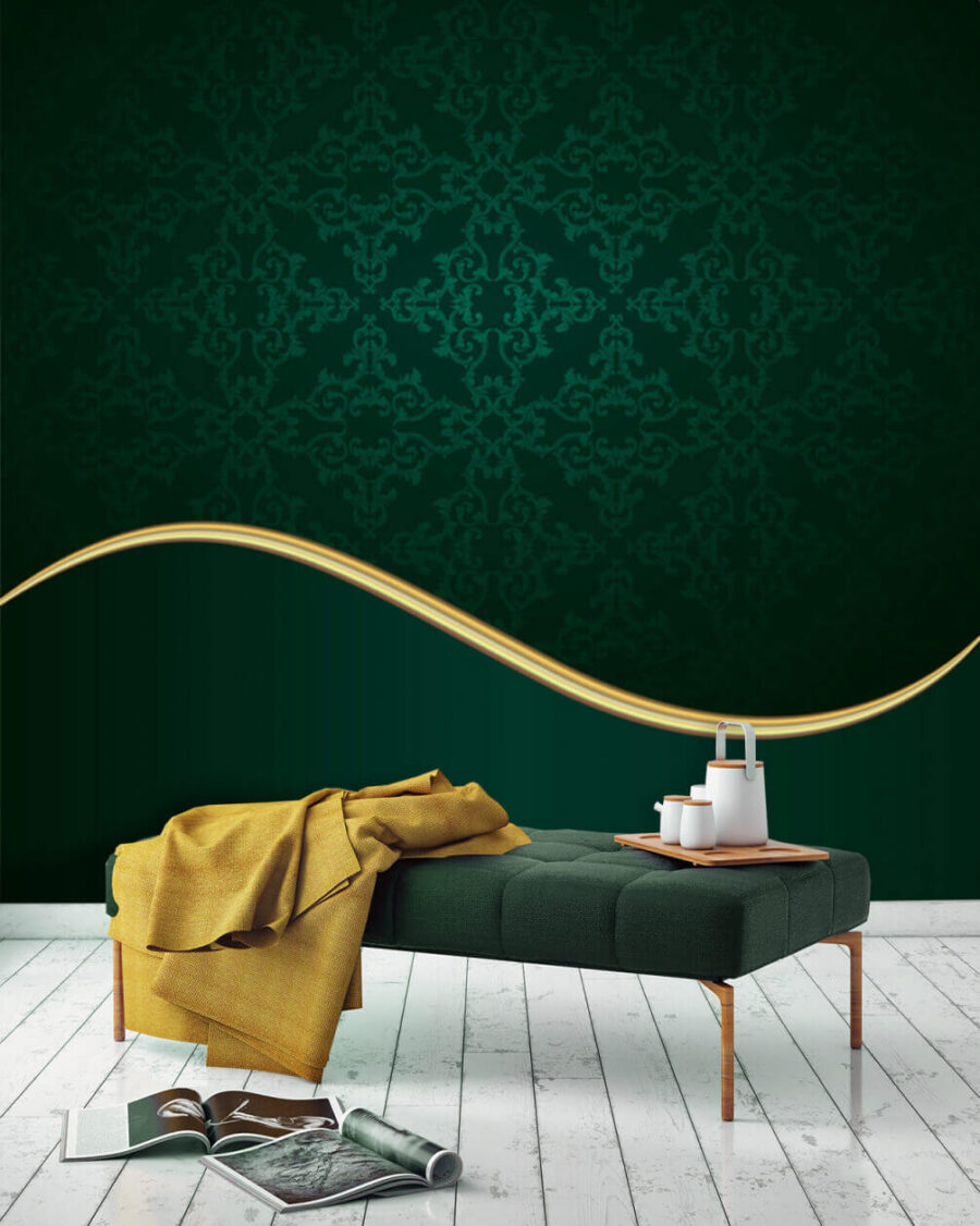 Elegantes Muster auf dunklem Hintergrund