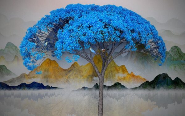 Baum mit blauen Blättern u24717p 600x375 - Baum mit blauen Blättern - tegory