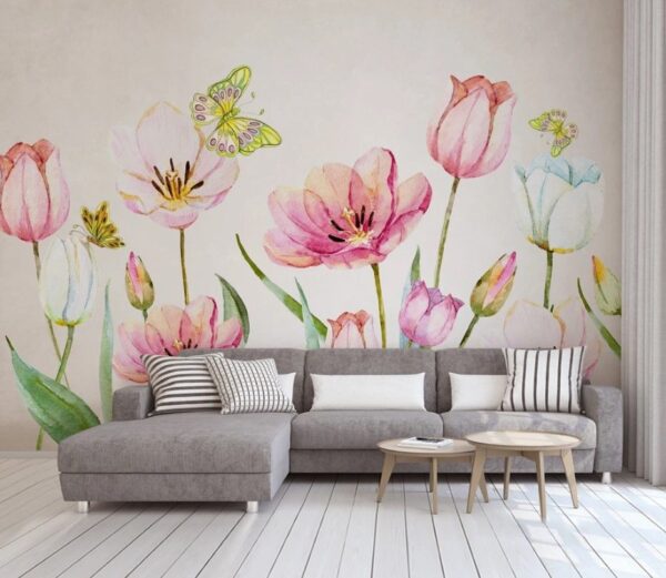 Malerei von Blumen und Schmetterlingen u24484pig1m 600x521 - Malerei von Blumen und Schmetterlingen - tegory