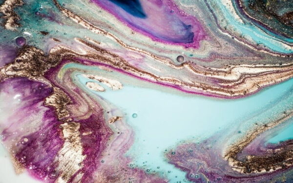 Abstrakte Wellen aus Farbe und Textur Abstrakte Wellen aus Farbe und Textur
