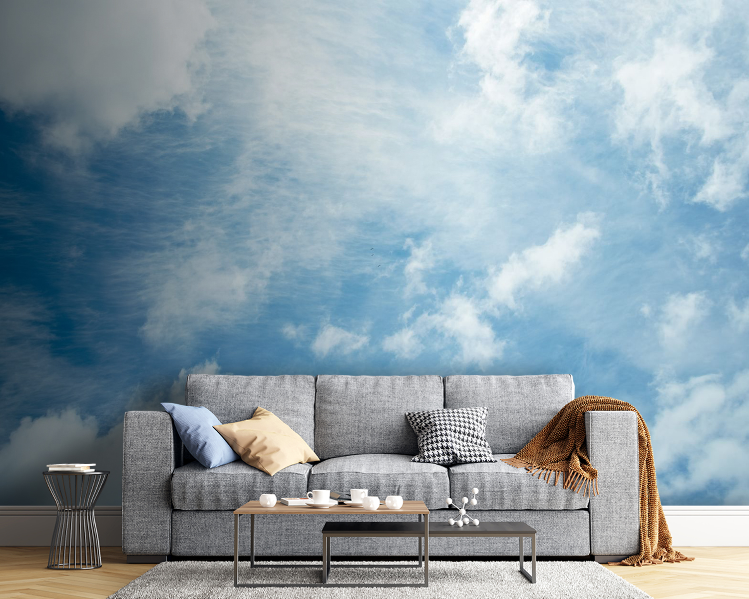 Blue sky with clouds