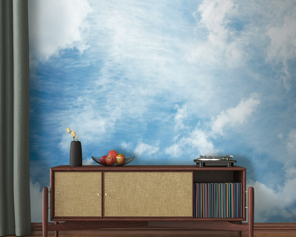 Blue sky with clouds