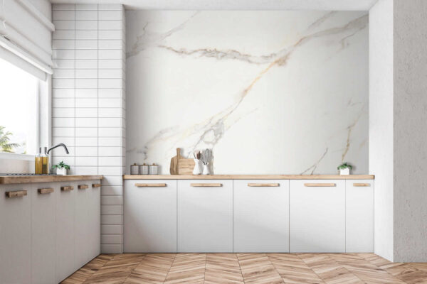 Eleganter weißer Marmor mit Adern Eleganter weißer Marmor mit Adern